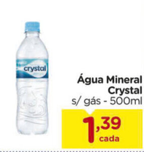 Carrefour Agua Mineral Crystal 500ml oferta