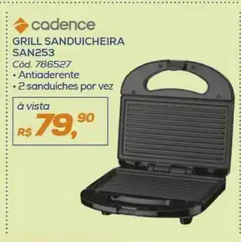 Grill Sanduicheira San253 Cadence