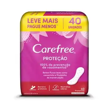 Almeida Mercados Protetor diário sem abas sem fragrância carefree pacote 40un oferta