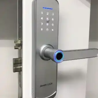 Fechadura eletrônica digital biométrica beluni capri bluetooth smart ttlock