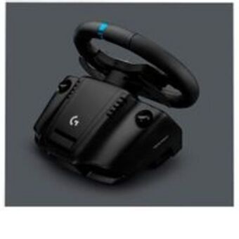Volante logitech g923 racing wheel para xbox series x, xbox one e pc com force feedback trueforce - 941000157