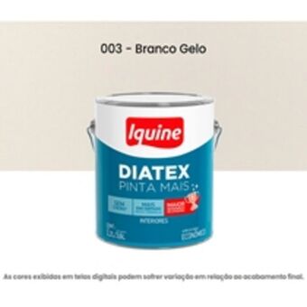 Bemol Tinta acrilica iquine economica fosco-aveludado 3,2l diatex pinta mais 003 branco gelo (mp) oferta