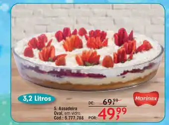 Quatro Estações Assadeira Oval 3.2L oferta