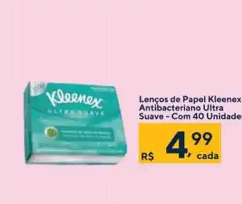 Lenços De Papel Kleenex Antibacteriano Ultra Suave