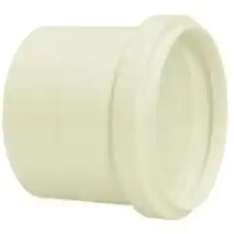 Luva simples para esgoto pvc branco 50 mm - amanco 