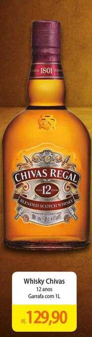 Atacadão Whisky chivas oferta