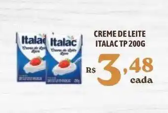 Bahamas Supermercados Creme de leite italac oferta