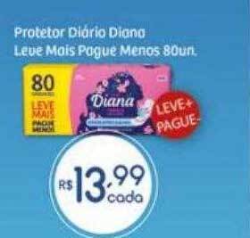 Drogarias Max Protetor diário diana oferta