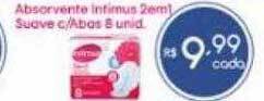 Absorvente intimus 2em1 suave c abas