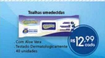 Toalhas umedecidas