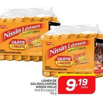 GBarbosa Lâmen de galinha caipira nissin miojo oferta