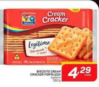 GBarbosa Biscoito cream cracker fortaleza oferta
