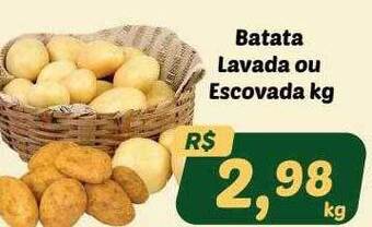 Semar Supermercado Batata lavada ou escovada oferta