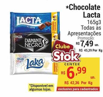 Stok Center Chocolate lacta oferta
