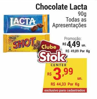 Stok Center Chocolate lacta oferta