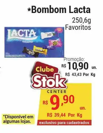 Stok Center Bombom lacta oferta