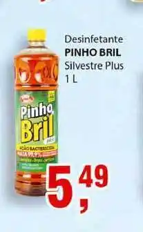 Desinfetante Pinho Bril Silvestre Plus 1L