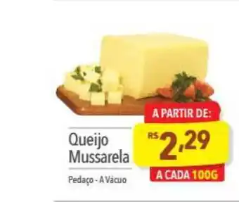 Supermercados Condor Queijo Mussarela 100g oferta