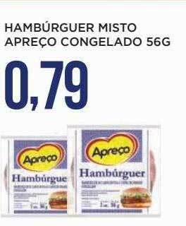 Apoio Mineiro Hambúrguer misto apreço congelado oferta