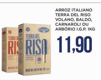 Apoio Mineiro Arroz italiano terra del riso volano baldo carnaroli ou arbório i.g.p oferta