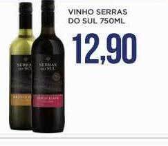 Apoio Mineiro Vinho serras do sul oferta