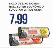 Apoio Mineiro Saco de lixo dover roll super econômico oferta