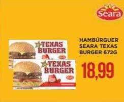 Apoio Mineiro Hambúrguer seara texas burger oferta