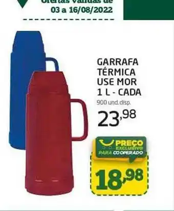 Garrafa térmica use mor