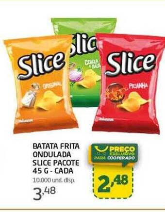 Cooper Batata frita ondulada slice oferta