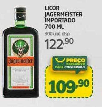Cooper Licor jagermeister importado oferta