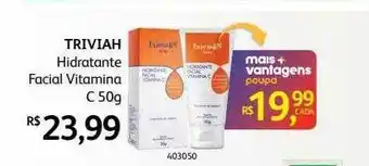 Triviah hidratante facial vitamina