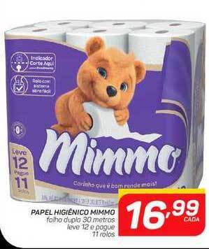 GBarbosa Papel higiênico mimmo oferta