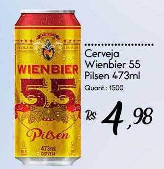 Giassi Supermercados Cerveja wienbier 55 pilsen oferta