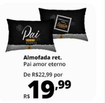 Almofada ret. pai amor eterno