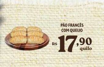Bahamas Supermercados Pão francês com queijo oferta