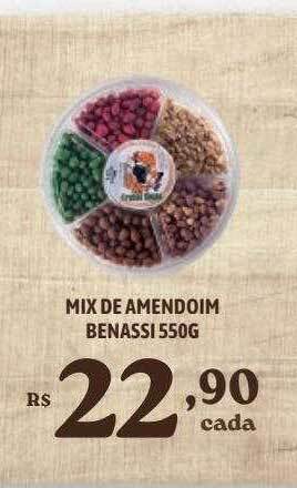 Bahamas Supermercados Mix de amendoim benassi oferta