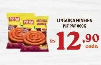 Bahamas Supermercados Linguiça mineira pif paf oferta