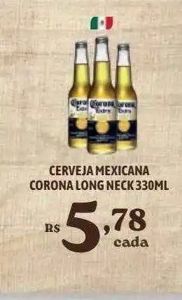 Bahamas Supermercados Cerveja mexicana corona long neck oferta