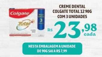 Bahamas Supermercados Creme dental colgate total 12 oferta
