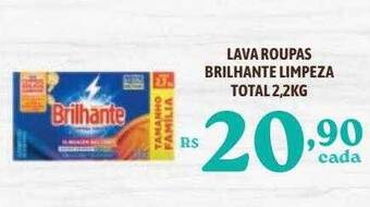 Lava roupas brilhante limpeza total