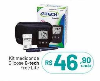 Kit medidor de glicose g-tech free lite