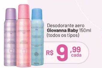 Farmácias Descontão Desodorante aero giovanna baby todos os tipos oferta