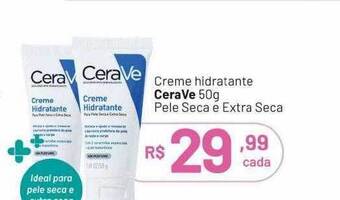 Creme hidratante cerave pele seca e extra seca