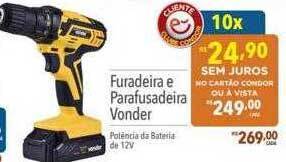 Furadeira e parafusadeira vonder