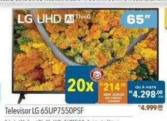 Supermercados Condor Televisor lg 65up7550psf oferta
