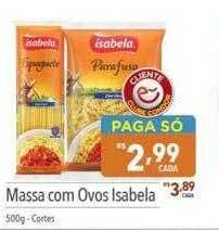 Supermercados Condor Massa com ovos isabela oferta