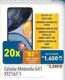 Supermercados Condor Celular motorola g41 xt2167-1 oferta