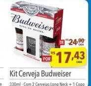 Supermercados Condor Kit cerveja budweiser oferta