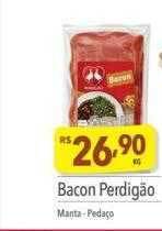 Supermercados Condor Bacon perdigão oferta