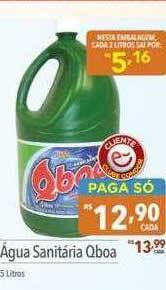 Supermercados Condor Agua sanitaria qboa oferta